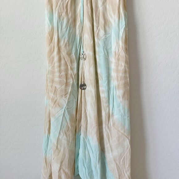 Gypsy 05 Alex Collection Silk Spiral Tie Dye Maxi Dress Size M - Picture 4 of 11